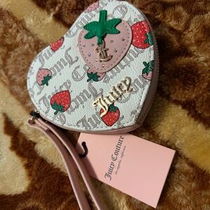 Juicy Couture Strawberry Heart Wristlet